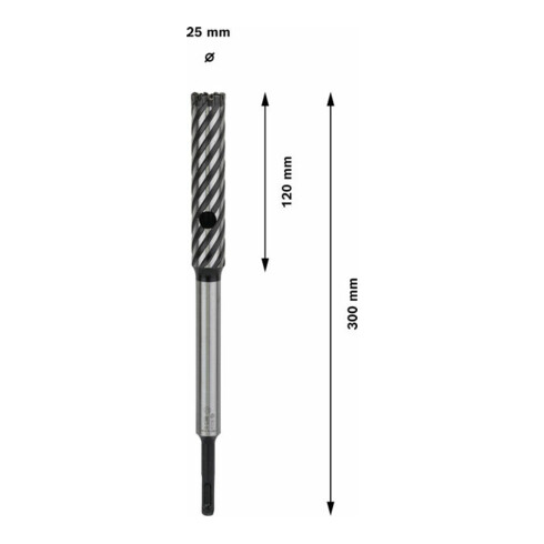 Bosch Punta a 4 taglienti Rebar Cutter SDS plus-15