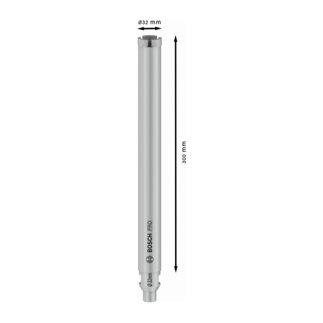 Bosch Corona diamantata Standard per calcestruzzo 1 1/4" UNC