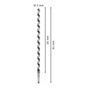 Bosch Punta a elica per legno esagono 16 x 385 x 450 mm d 11,1 mm-4
