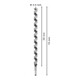 Bosch Punta a elica per legno esagono 22 x 385 x 450 mm d 11,1 mm-2
