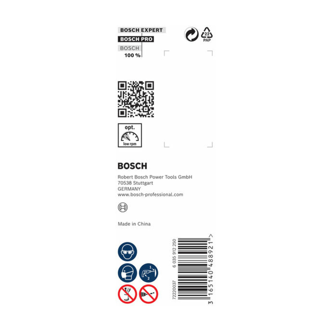 Bosch Punta a elica per legno esagono 22 x 470 x 600 mm d 11,1 mm