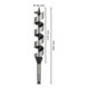 Bosch Punta a elica per legno esagono 30 x 170 x 235 mm d 11,1 mm-5