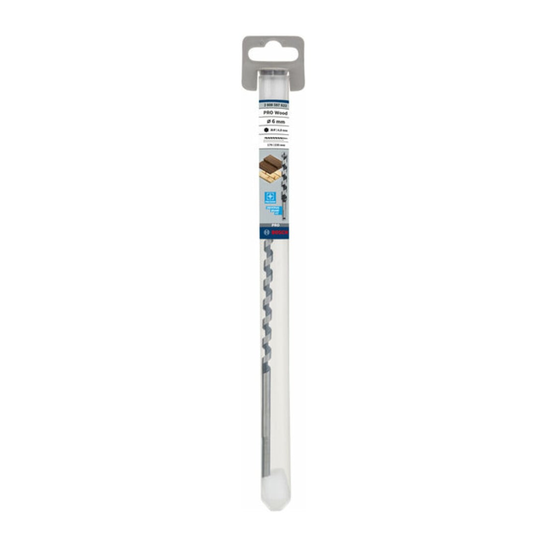 Bosch Punta a elica per legno esagono 6 x 170 x 235 mm d 4,8 mm