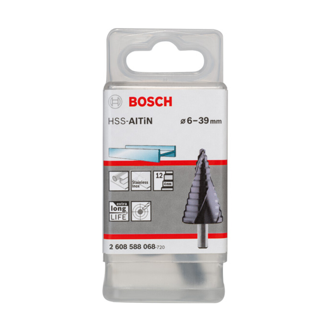 Bosch Punta a gradino HSS-AlTiN 6 - 39 mm 10 mm 93,5 12 passi