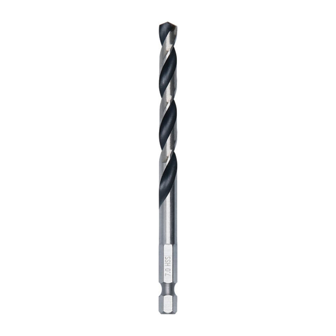 Bosch Punta a spirale HSS in metallo, 7 x 69 x 109 mm, attacco esagonale 1/4