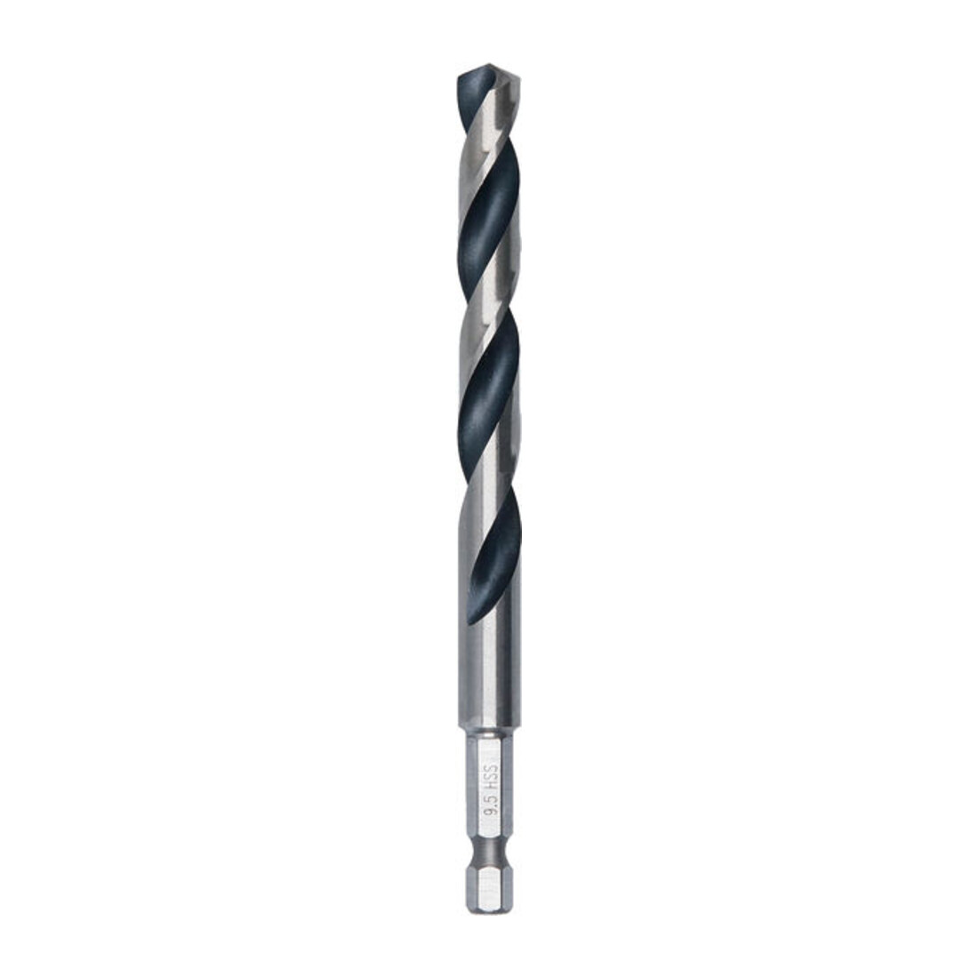 Bosch Punta a spirale HSS in metallo, 9,5 x 81 x 125 mm, attacco esagonale 1/4