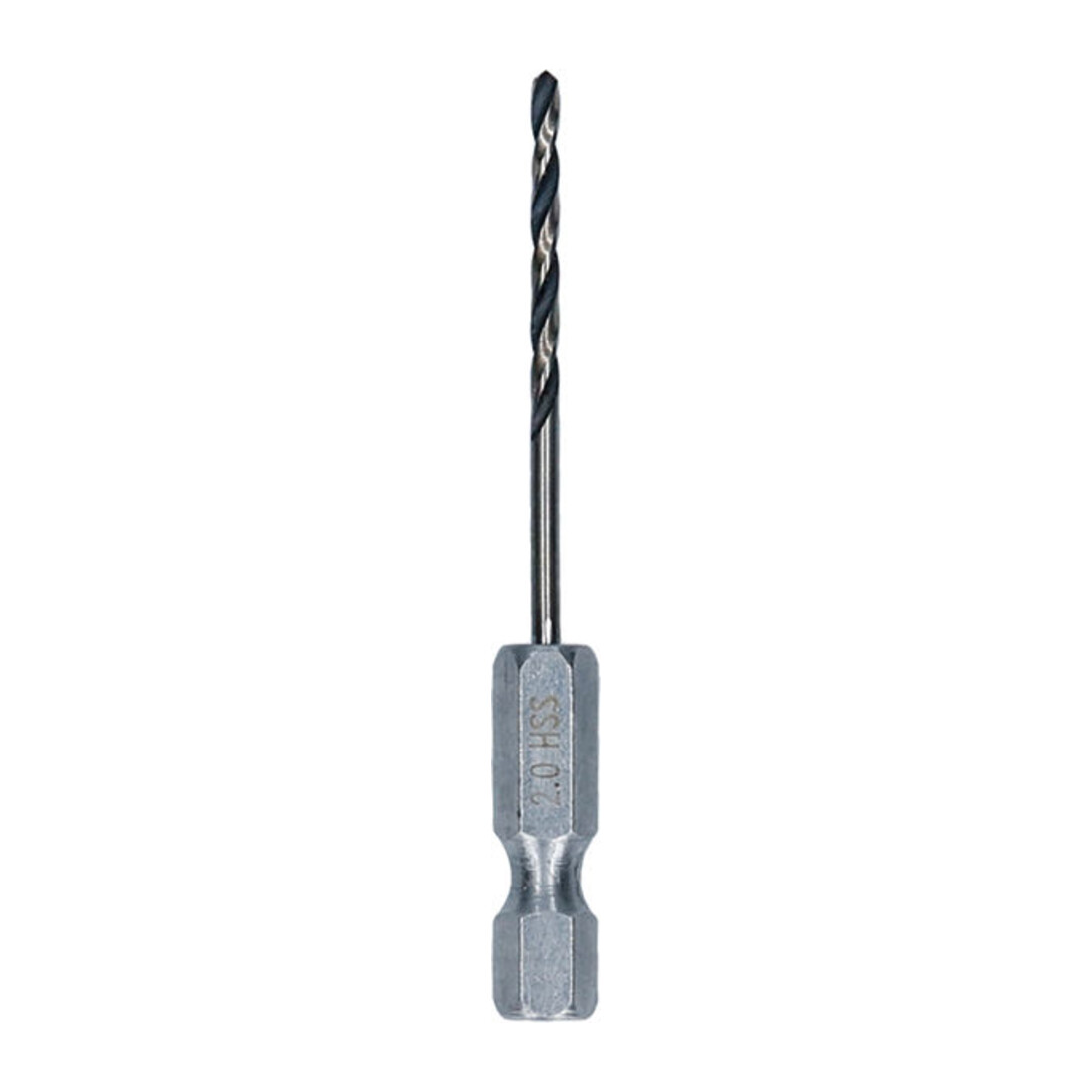 Bosch Punta a spirale in metallo HSS, 2 x 24 x 60 mm, attacco esagonale 1/4"
