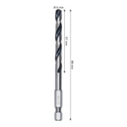 Bosch Punta a spirale in metallo HSS, 6 x 57 x 98 mm, gambo esagonale 1/4"-4