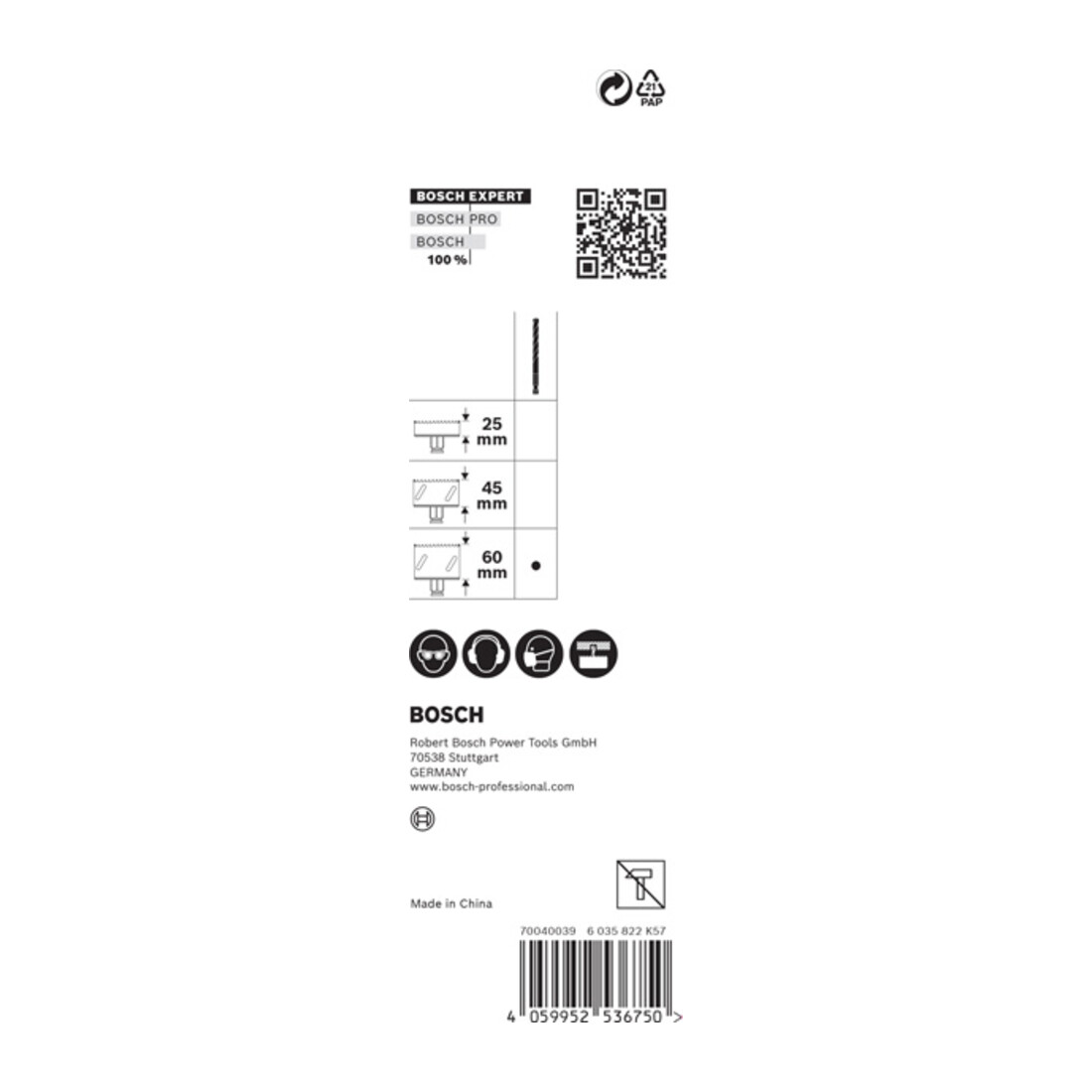 Bosch Punta di centraggio EXPERT Power Change Plus TCT 8,5x105mm per trapani a rotazione e a percussione