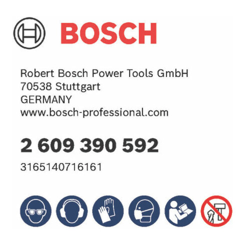 Bosch Punta di centraggio HSS-G 2608596295