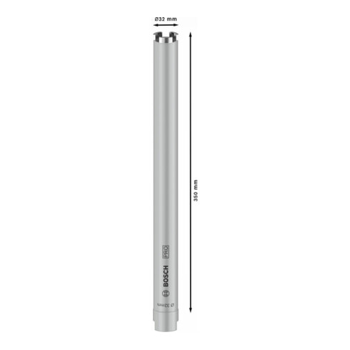 Bosch Punta diamantata a secco G 1/2" Best for Universal