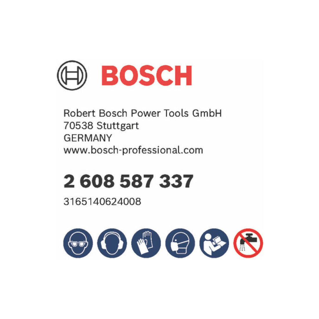Bosch Punta diamantata a secco G 1/2 Standard for Universal