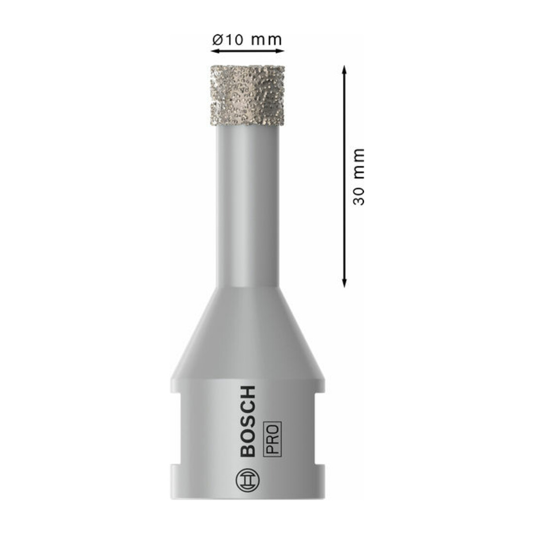 Bosch Punta diamantata per carotaggio a secco Dry Speed 30 mm