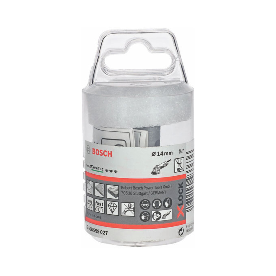 Bosch Punta diamantata a secco X-LOCK Best for Ceramic Dry Speed
