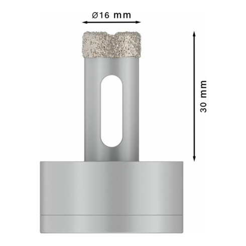 Bosch Punta diamantata a secco X-LOCK Best for Ceramic Dry Speed