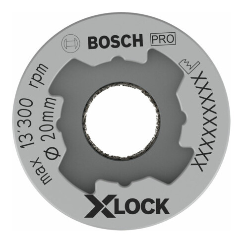 Bosch Punta diamantata X-LOCK Dry Speed Best for Ceramic per trapano a secco, 20x35mm