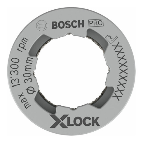 Bosch Punta diamantata X-LOCK Dry Speed Best for Ceramic per trapano a secco, 30x35mm