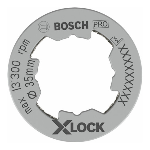 Bosch Punta diamantata X-LOCK Dry Speed Best for Ceramic per trapano a secco, 35x35mm