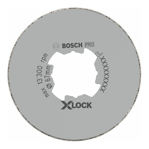 Bosch Punta diamantata X-LOCK Dry Speed Best for Ceramic per trapano a secco, 67x35mm