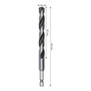 Bosch Punta elicoidale HSS in metallo, 10 x 87 x 133 mm, gambo esagonale 1/4"-4