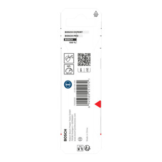 Bosch Punta elicoidale HSS in metallo, 3 x 33 x 61 mm, gambo cilindrico, 2 pezzi