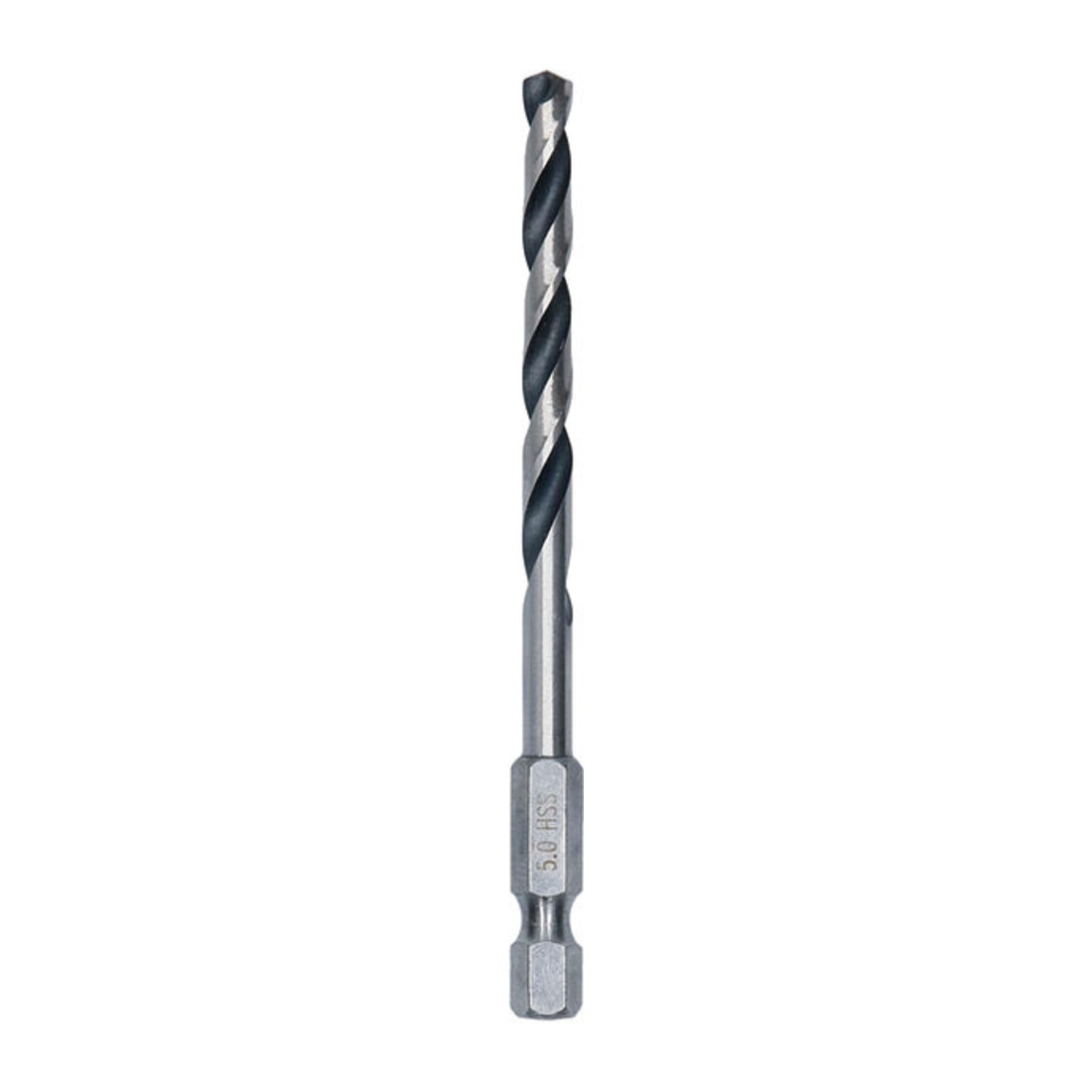Bosch Punta elicoidale HSS in metallo, 5 x 52 x 91 mm, attacco esagonale 1/4