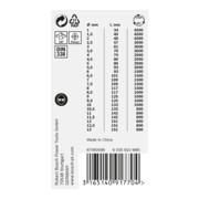 Bosch Punta elicoidale per metallo HSS Set PointTeQ DIN 338 25 pz. ProBox-4