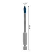 Bosch Punta trapano EXPERT HardCeramic HEX-9-5