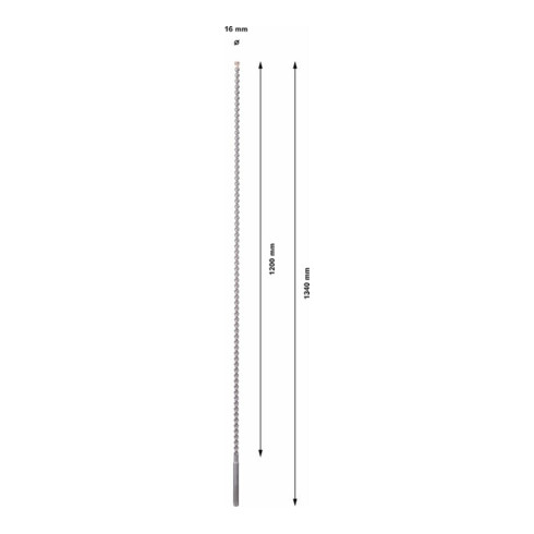 Bosch Punta forante SDS max-7 16 x 1200 x 1340 mm