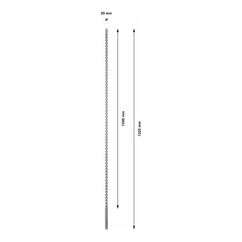Bosch Punta forante SDS max-7 20 x 1200 x 1320 mm