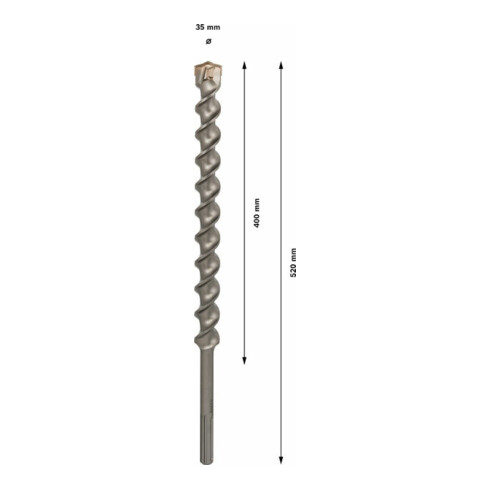 Bosch Punta forante SDS max-7 35 x 400 x 520 mm