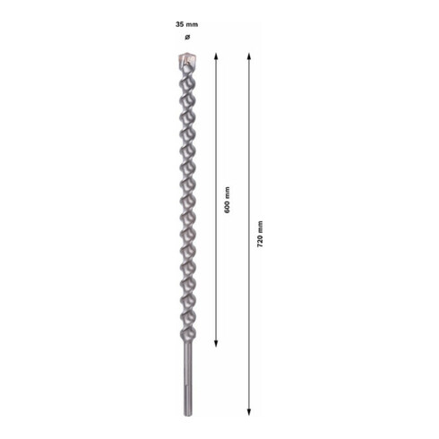 Bosch Punta forante SDS max-7 35 x 600 x 720 mm