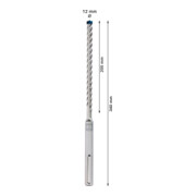Bosch Punta per trapano a percussione EXPERT SDS max-8X, 12x200x340mm, per martello perforatore-2