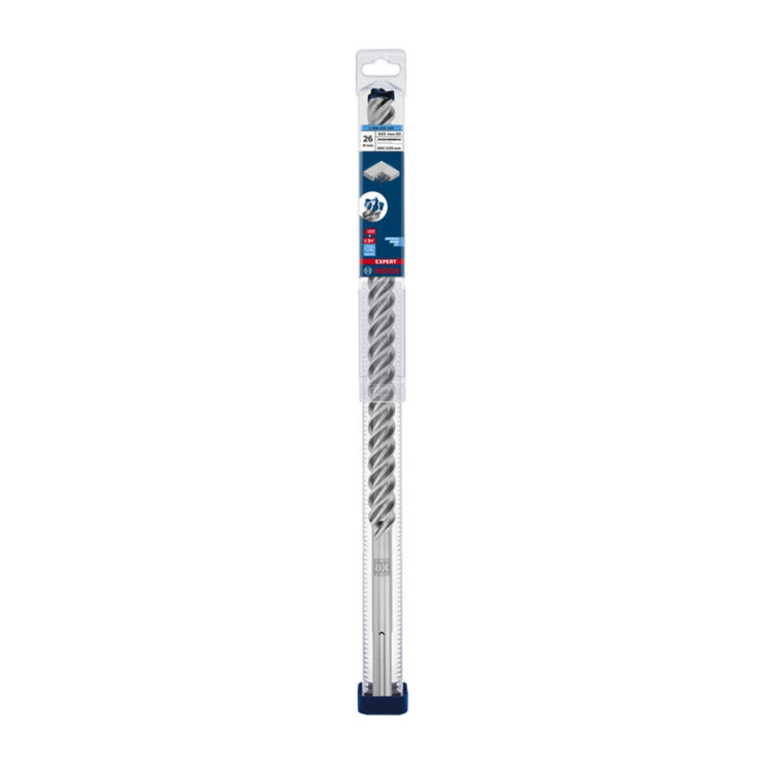 Bosch Punta per trapano a percussione EXPERT SDS max-8X, 26x400x520mm, per martello perforatore