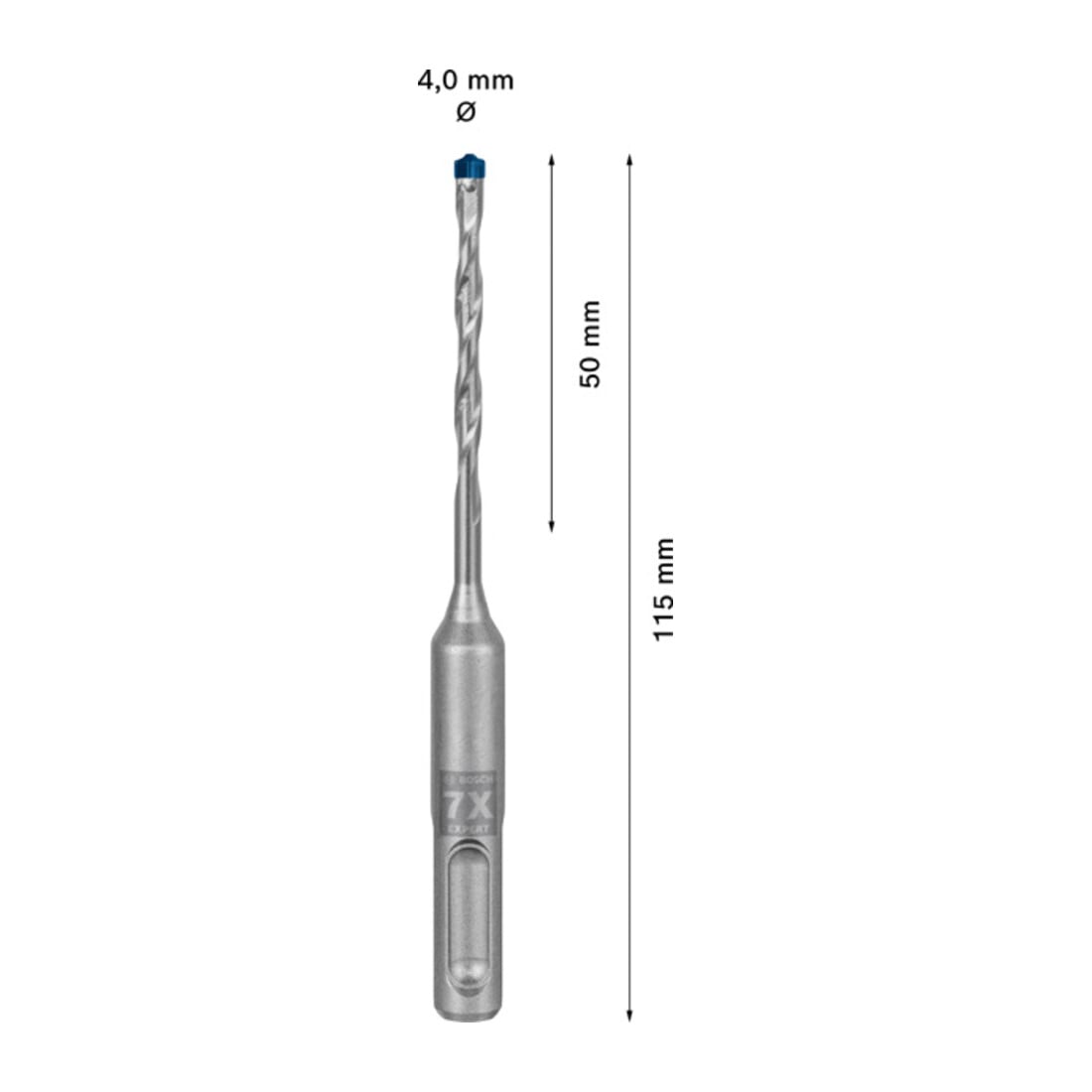 Bosch Punta per trapano a percussione EXPERT SDS plus-7X