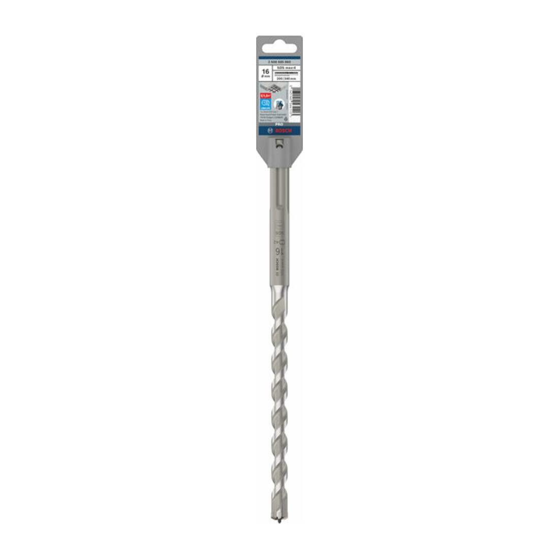Bosch Punta per trapano a percussione SDS max-4, 16x200x340mm