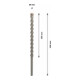 Bosch Punta per trapano a percussione SDS max-9, NaturalStone, 28x400x520mm-5