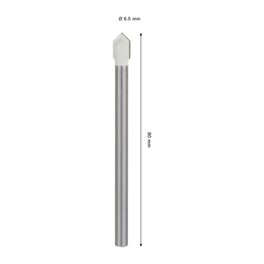 Bosch Punta Soft Ceramic CYL-9, 6,5 x 80 mm