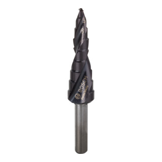 Bosch Punta trapano a gradino HSS-AlTiN 4, 12mm 6mm 66,5mm 9 gradini