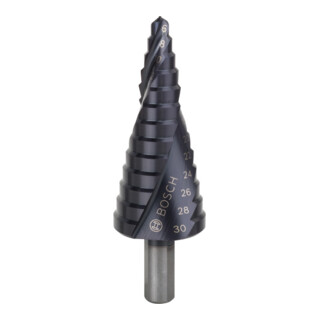 Bosch Punta trapano a gradino HSS-AlTiN 6, 30mm 10mm 93,5mm 13 gradini