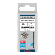 Bosch Punta trapano doppia HSS-G 4x14x55mm-4