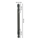 Bosch Punta trapano doppia HSS-G 4x14x55mm-5