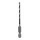 Bosch Punta trapano elicoidale HSS Impact Control con attacco esagonale, 3,2x36x75mm