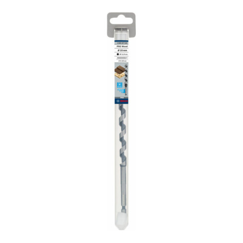 Bosch Punta trapano esagonale per legno, 10x170x235mm albero Ø6.35mm