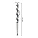 Bosch Punta trapano esagonale per legno,11x95x160mm albero Ø6,35mm-5