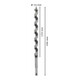Bosch Punta trapano esagonale per legno, 13x170x235mm albero Ø7,9mm-2