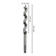 Bosch Punta trapano esagonale per legno, 13x95x160mm albero Ø7,9mm-5