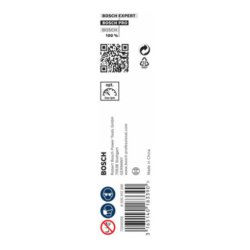Bosch Punta trapano esagonale per legno, 16x170x235mm albero Ø11,1mm