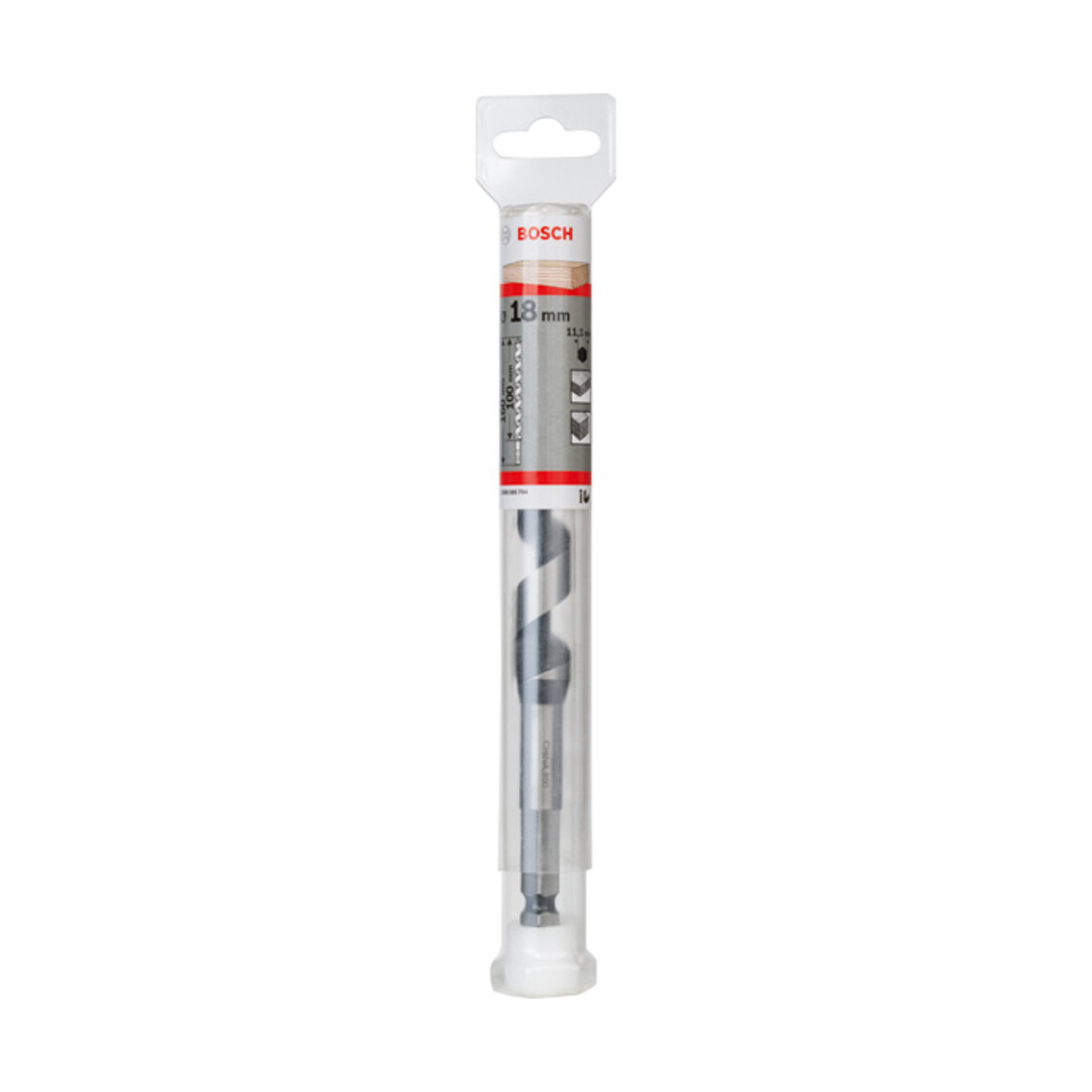 Bosch Punta trapano esagonale per legno, 18x95x160mm albero Ø11,1mm