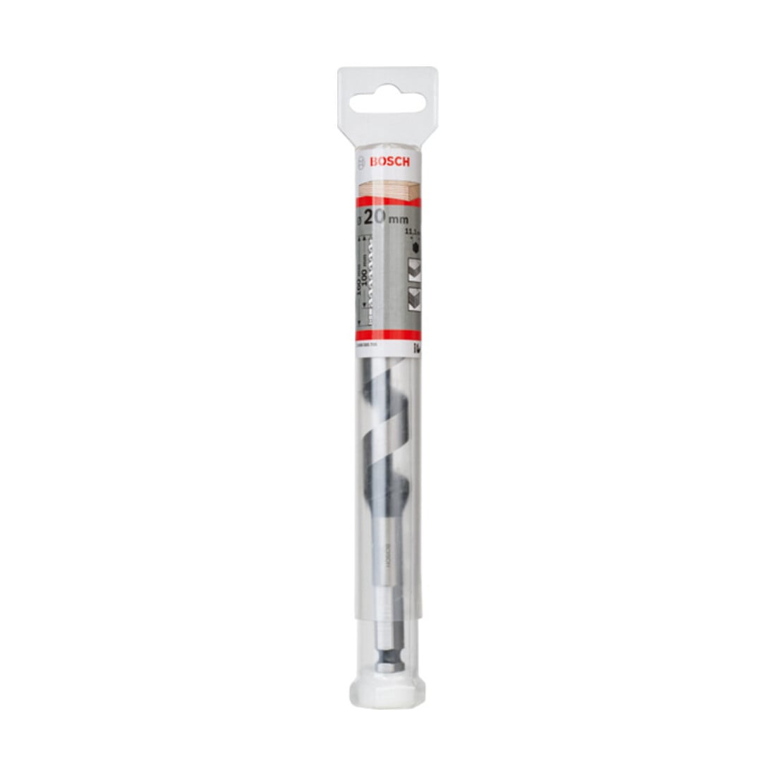 Bosch Punta trapano esagonale per legno, 20x95x160mm albero Ø11,1mm